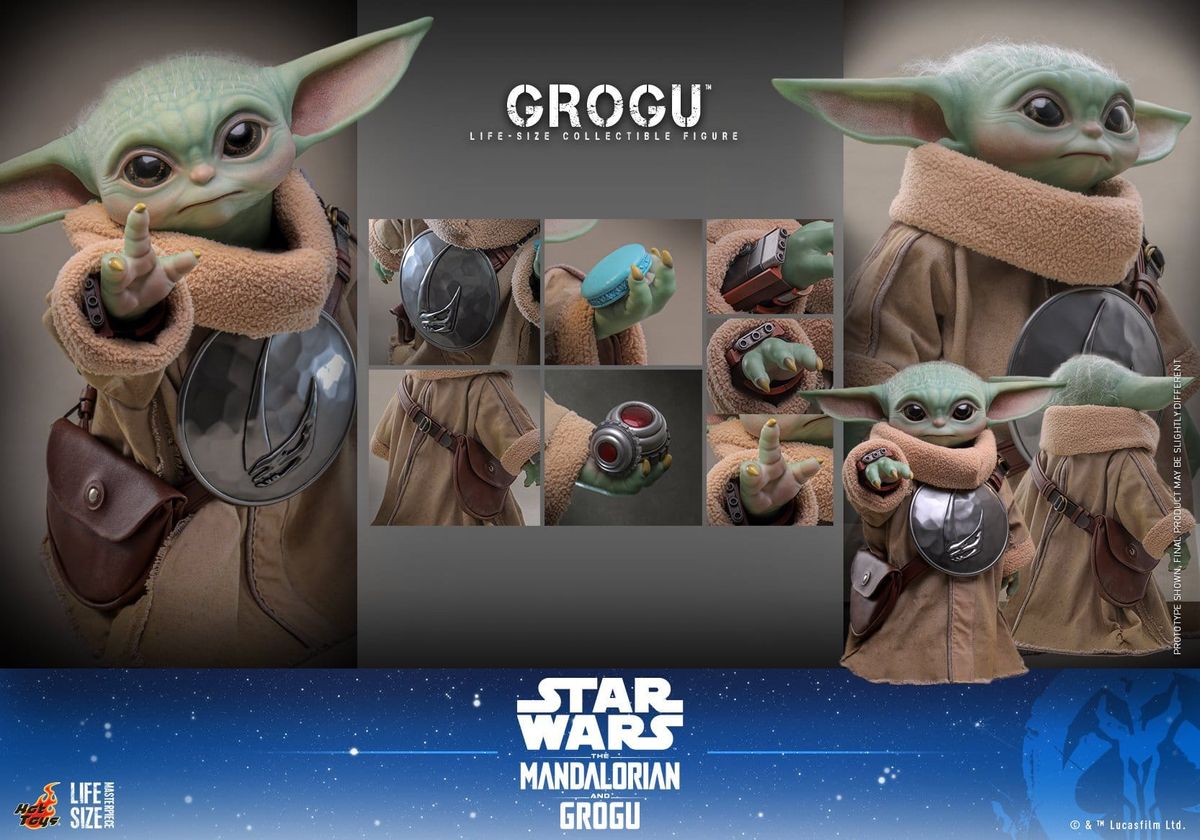 Star Wars: The Mandalorian & Grogu - Grogu 38 cm - Life Size -figuuri
