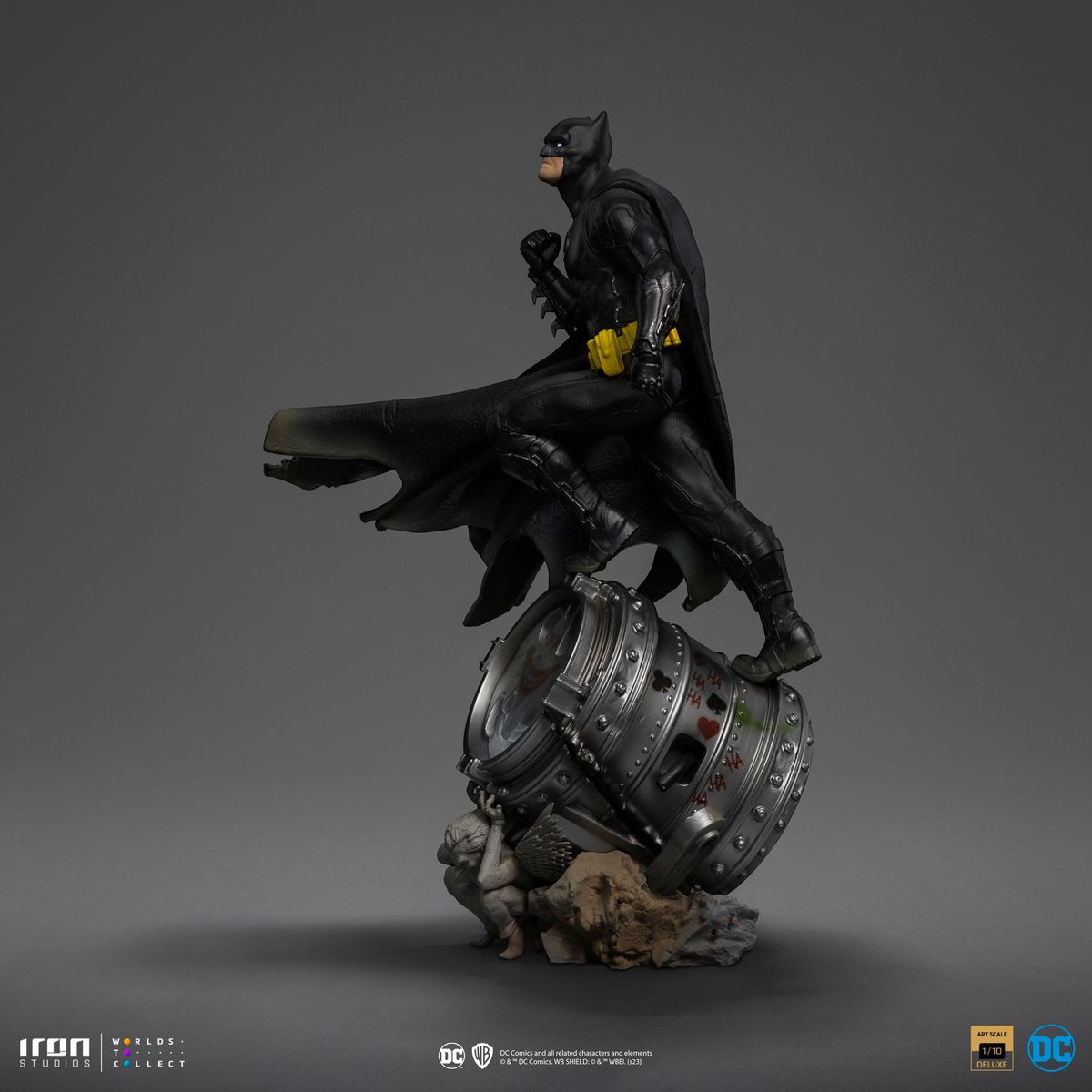 Batman - BDS Art Scale Statue 1/10 Batman Deluxe (Black Version Exclusive) - Figuuri (keräilyhahmo)