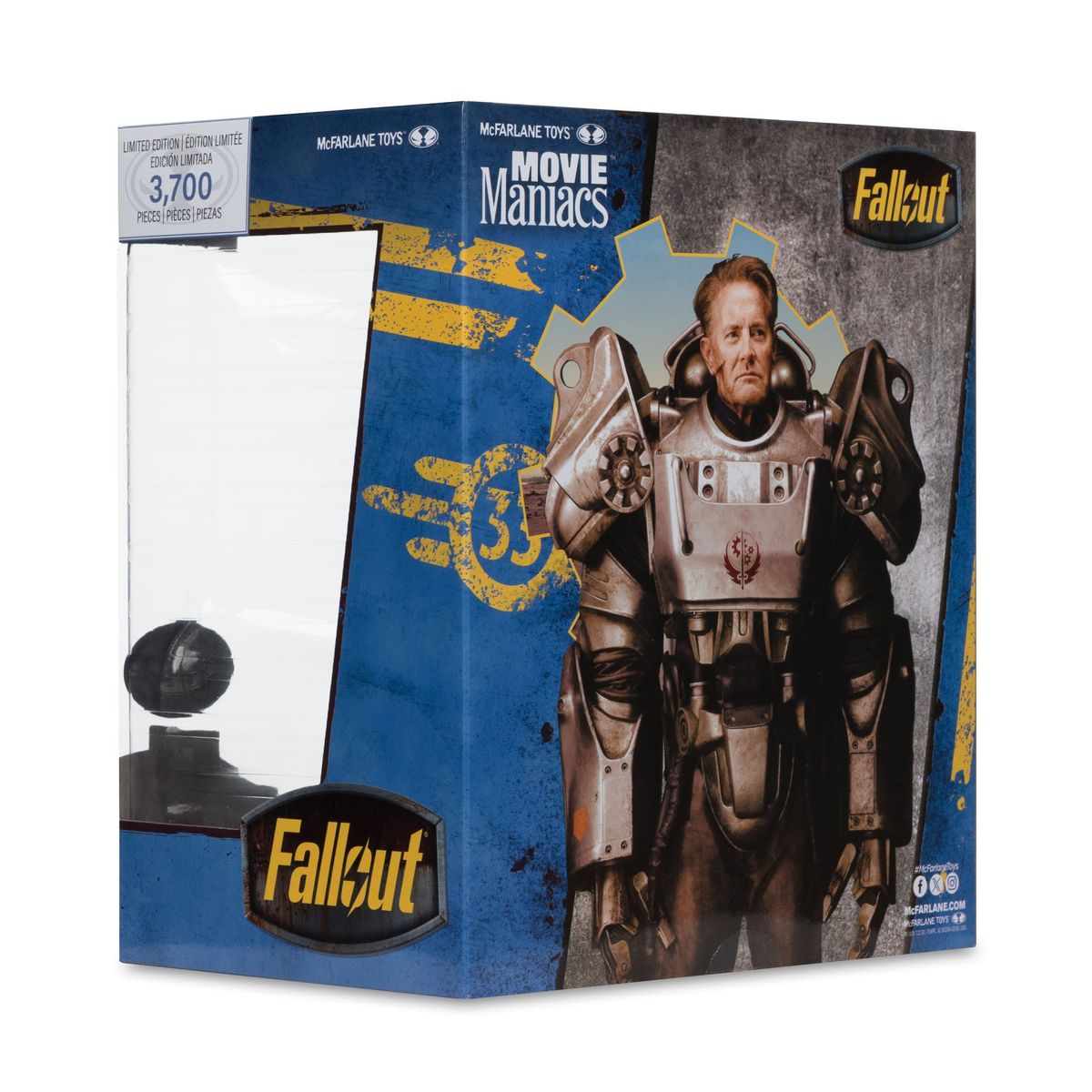 Fallout - Movie Maniacs Hank Maclean (Season 2) (Red Platinum Edition) - Action figure