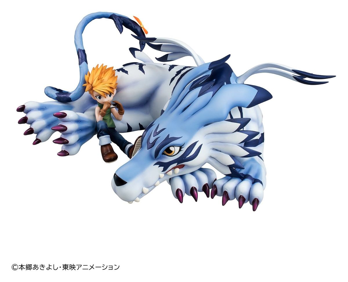 Digimon Adventures - G.E.M. Series PVC Figure Garurumon & Ishida Yamato 25 cm (Repeat) - Figuuri (keräilyhahmo)
