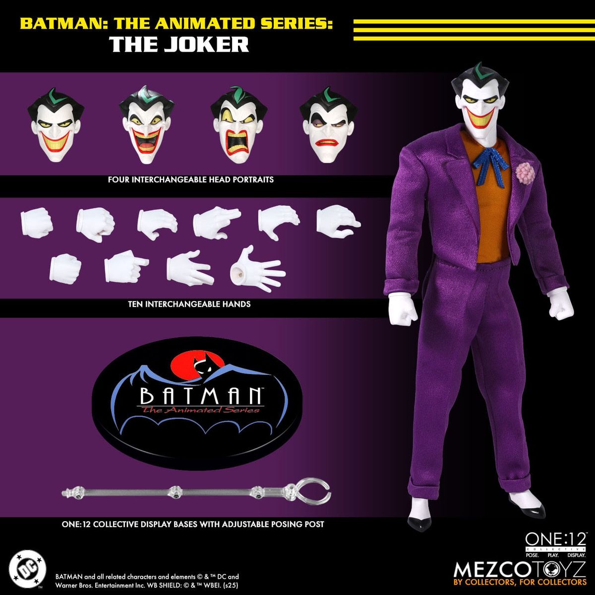 Batman - The Animated Series 1/12 The Joker - Toimintafiguuri / toimintahahmo