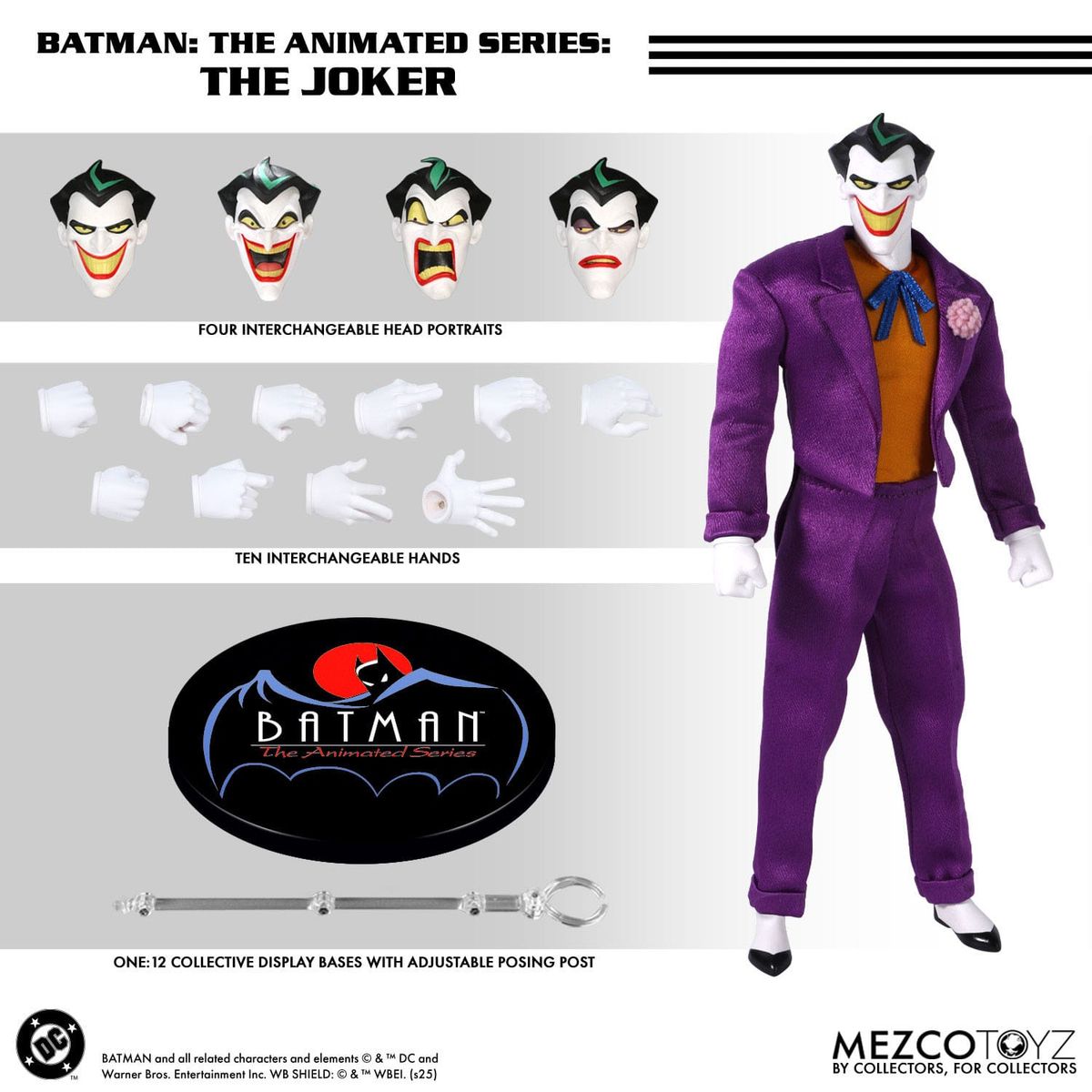 Batman - The Animated Series 1/12 The Joker - Toimintafiguuri / toimintahahmo