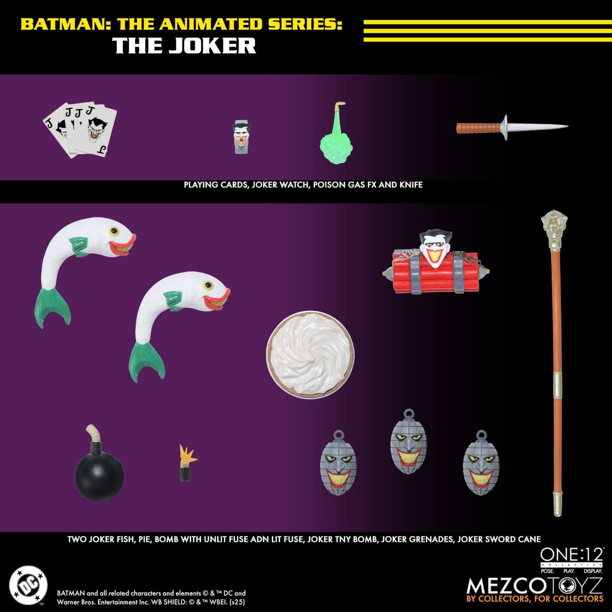 Batman - The Animated Series 1/12 The Joker - Toimintafiguuri / toimintahahmo