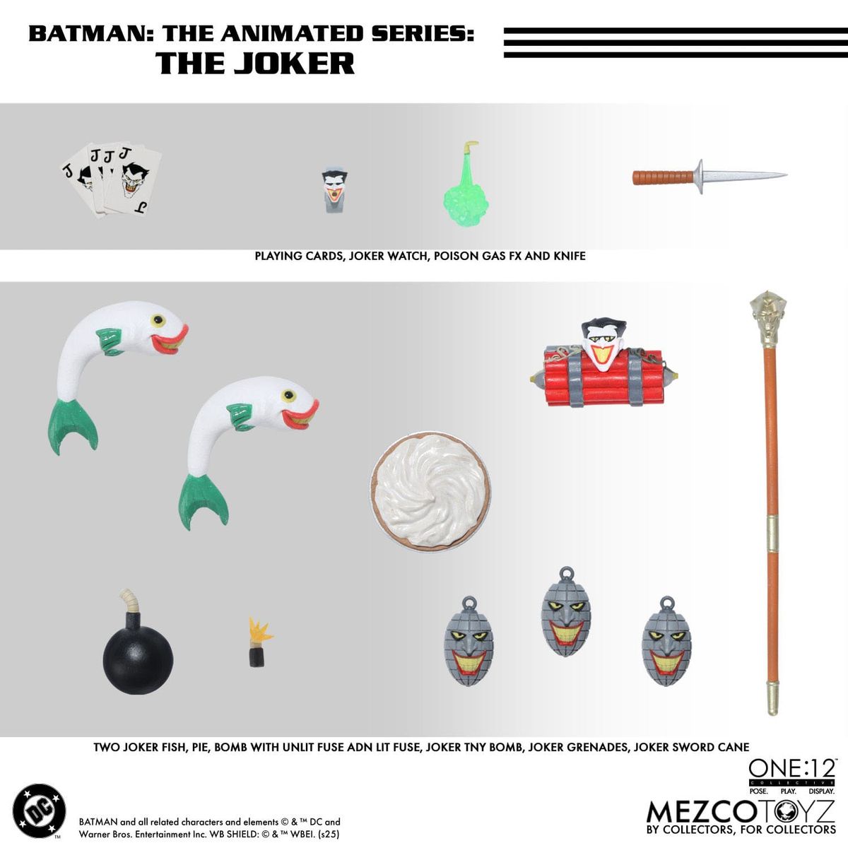 Batman - The Animated Series 1/12 The Joker - Toimintafiguuri / toimintahahmo
