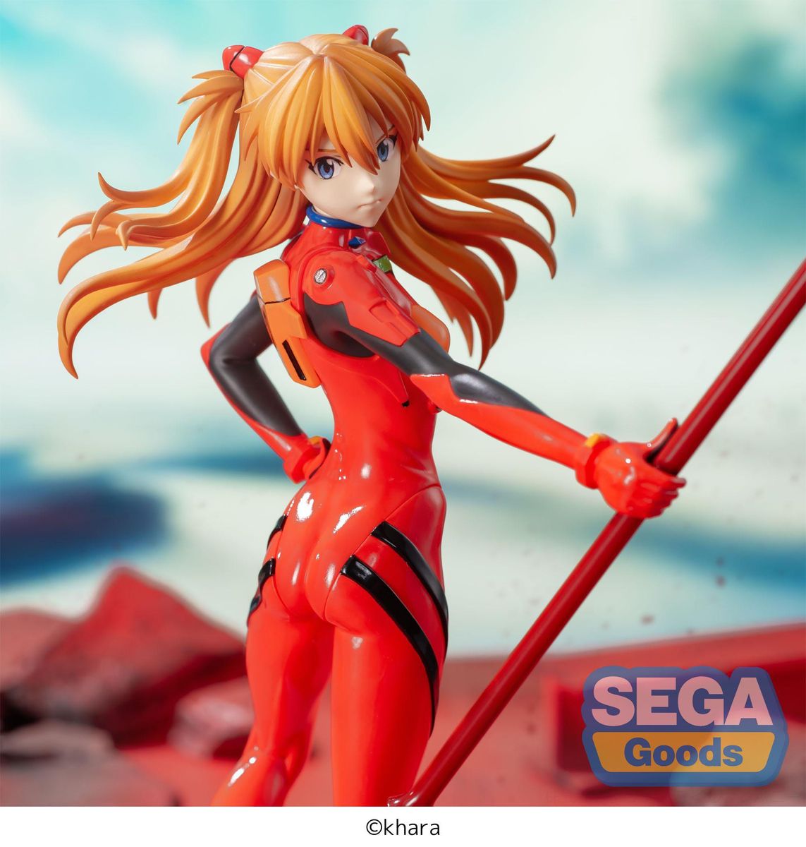 Evangelion: 3.0+1.0 Thrice Upon a Time - Asuka Shikinami Langley x Spear of Longinus - Figuuri (keräilyhahmo)