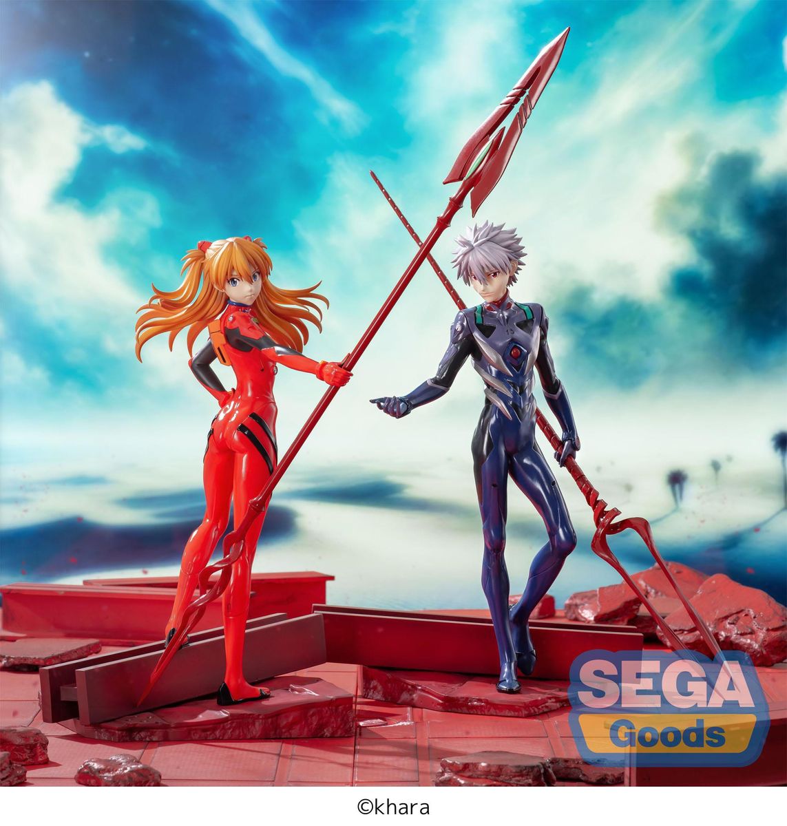 Evangelion: 3.0+1.0 Thrice Upon a Time - Asuka Shikinami Langley x Spear of Longinus - Figuuri (keräilyhahmo)