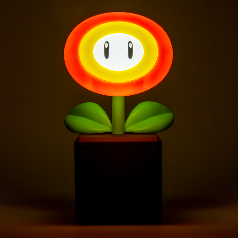 Super Mario - Fire Flower - Valaisin (lamppu)