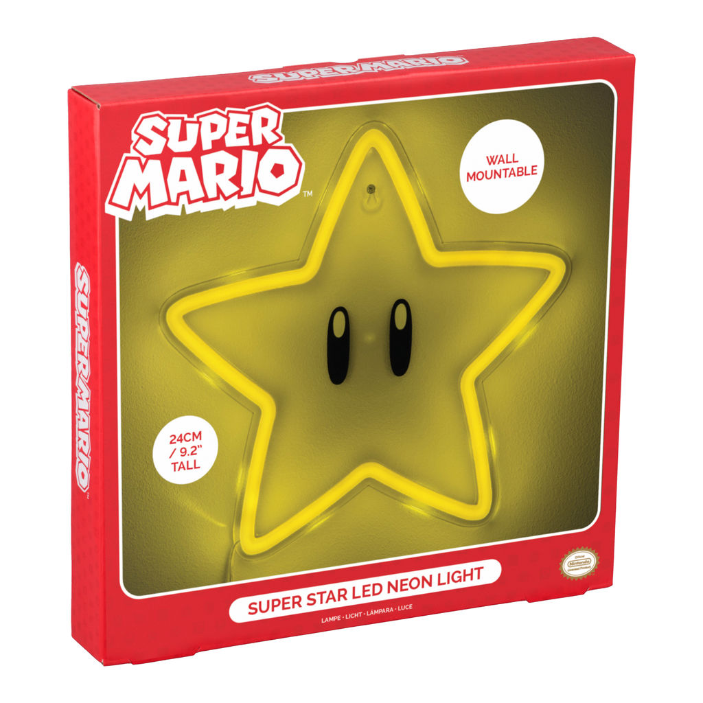 Super Mario - Star - Valaisin (lamppu)