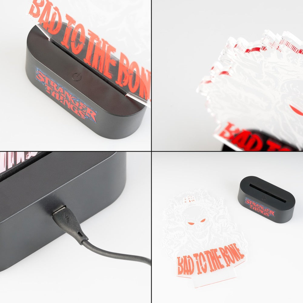 Stranger Things - Bad To The Bone - LED Lamp