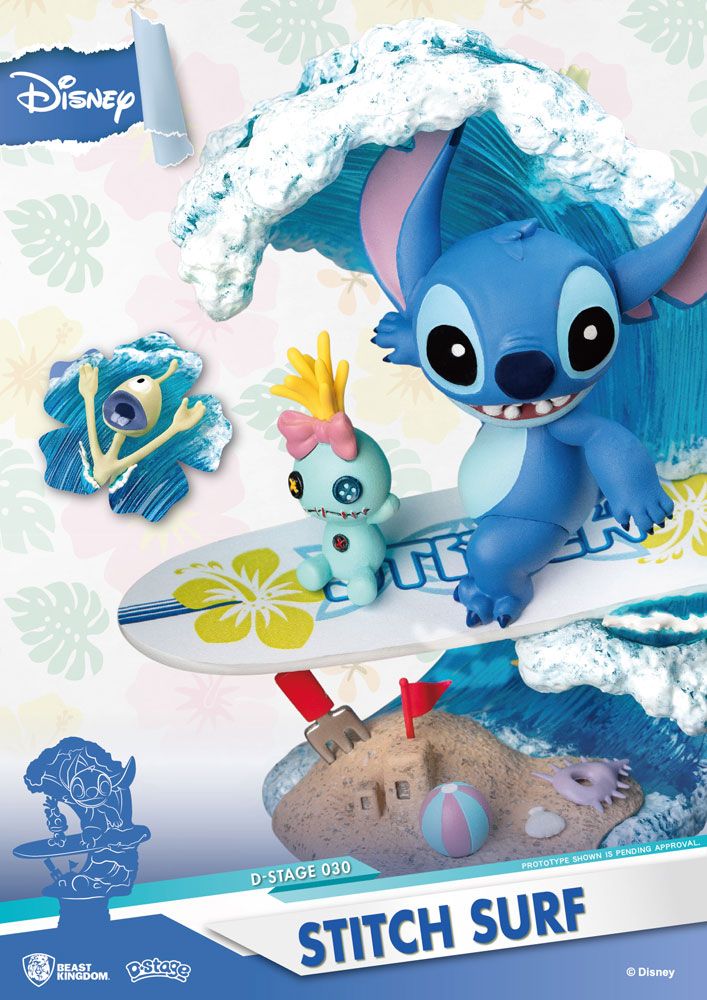 Lilo & Stitch - Surfer Stitch - Dioraama