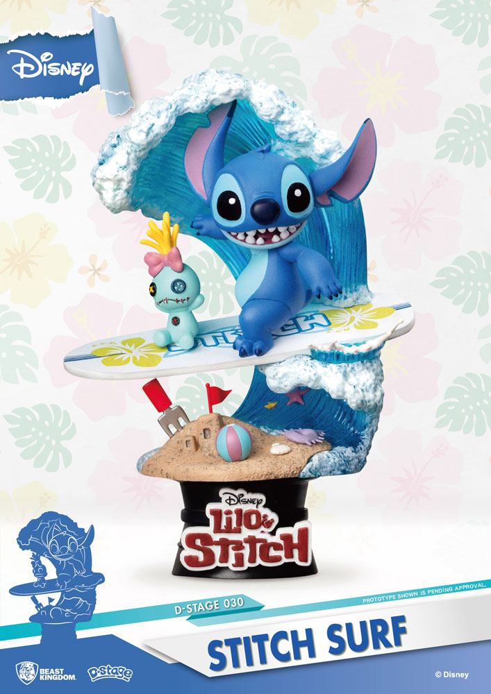 Lilo & Stitch - Surfer Stitch - Dioraama