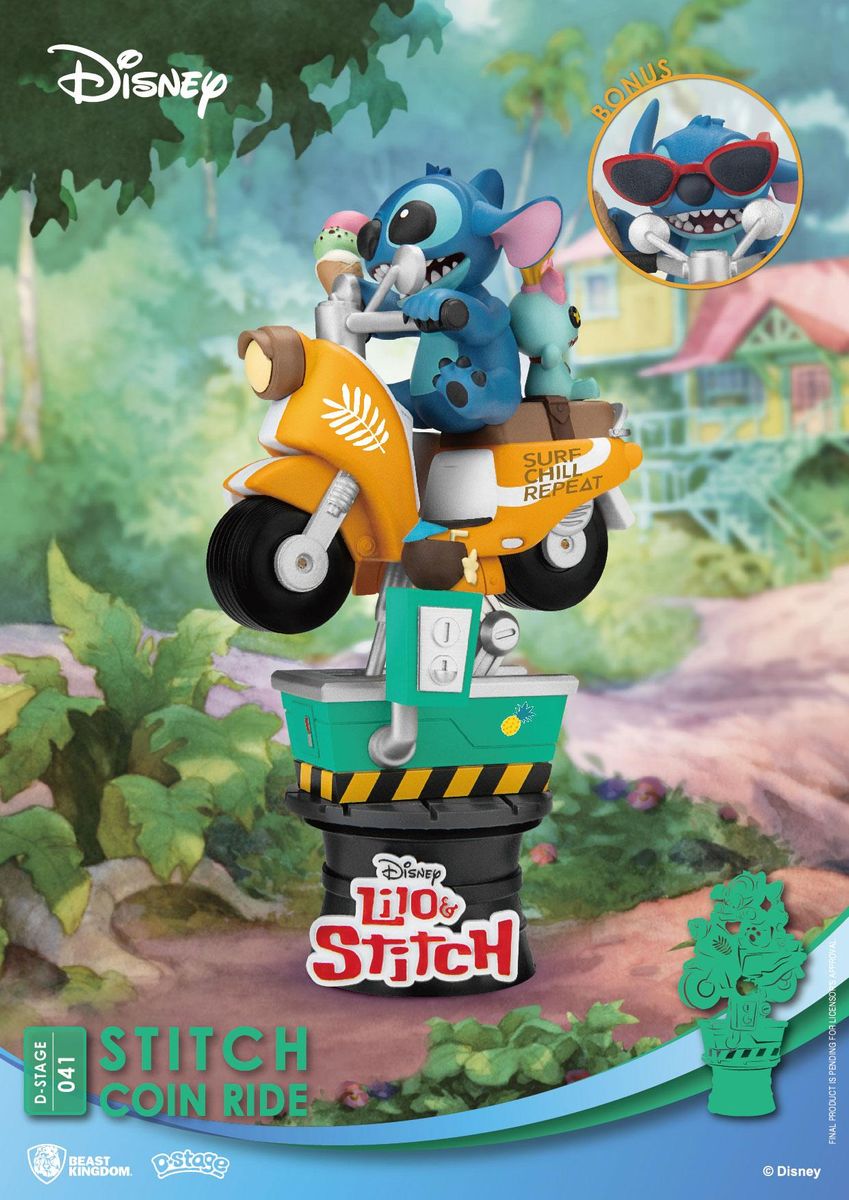 Lilo & Stitch - Stitch Coin Ride - Dioraama