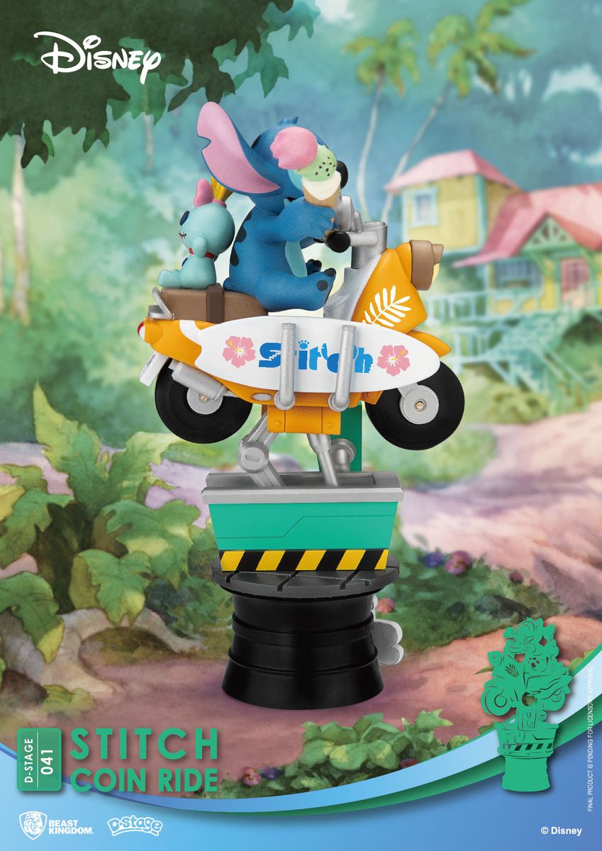 Lilo & Stitch - Stitch Coin Ride - Dioraama