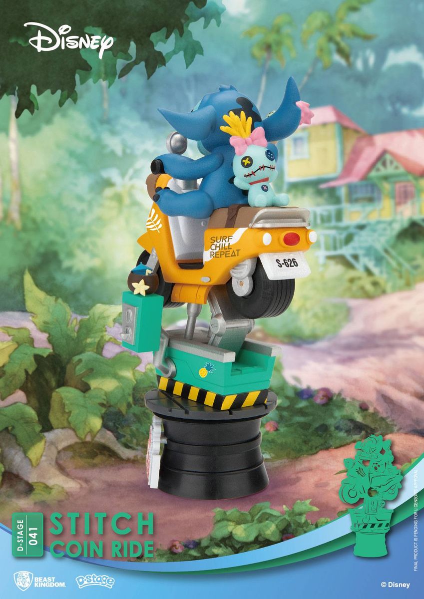 Lilo & Stitch - Stitch Coin Ride - Dioraama