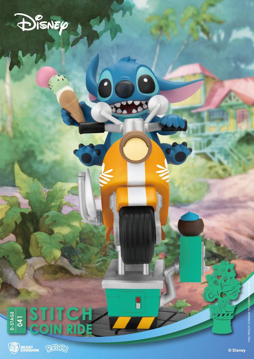 Lilo & Stitch - Stitch Coin Ride - Dioraama