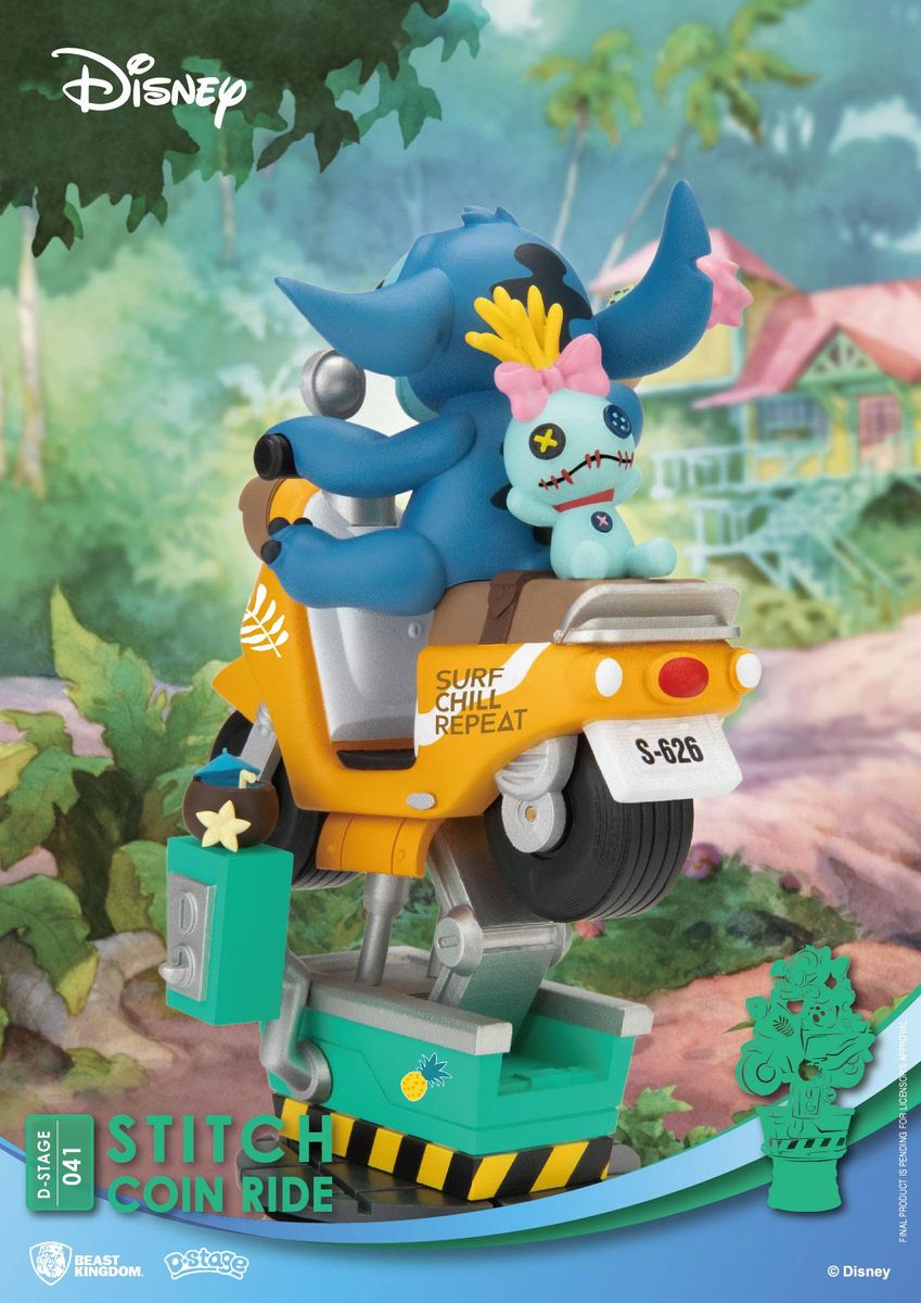 Lilo & Stitch - Stitch Coin Ride - Dioraama