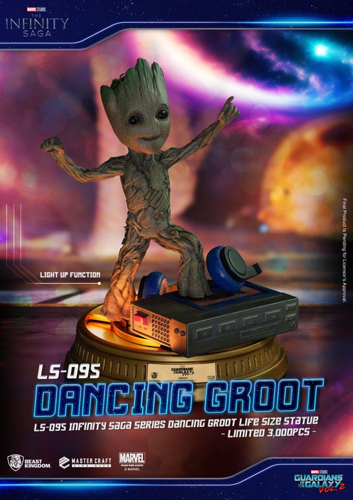 Guardians of the Galaxy - Life-Size Statue Dancing Groot - Figuuri (keräilyhahmo)