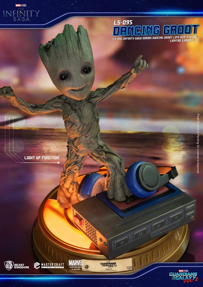 Guardians of the Galaxy - Life-Size Statue Dancing Groot - Figuuri (keräilyhahmo)