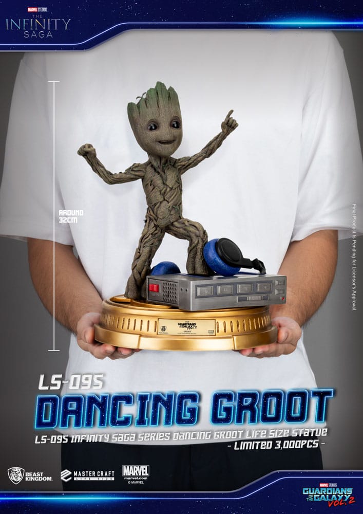 Guardians of the Galaxy - Life-Size Statue Dancing Groot - Figuuri (keräilyhahmo)