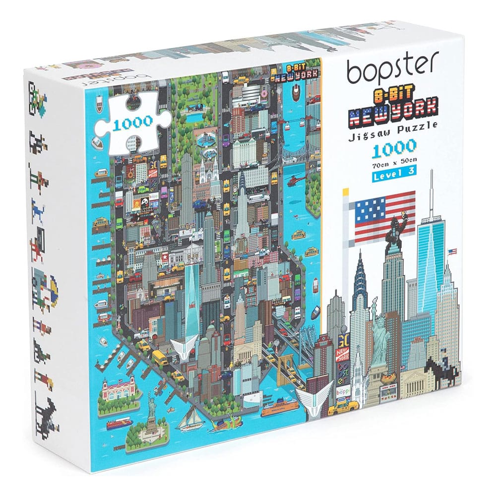 8-Bit Pixel Puzzle New York Level 3 - Palapeli