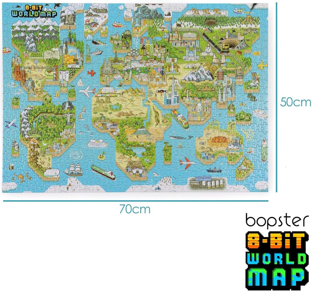 8-Bit Pixel Puzzle World Level 3 - Palapeli