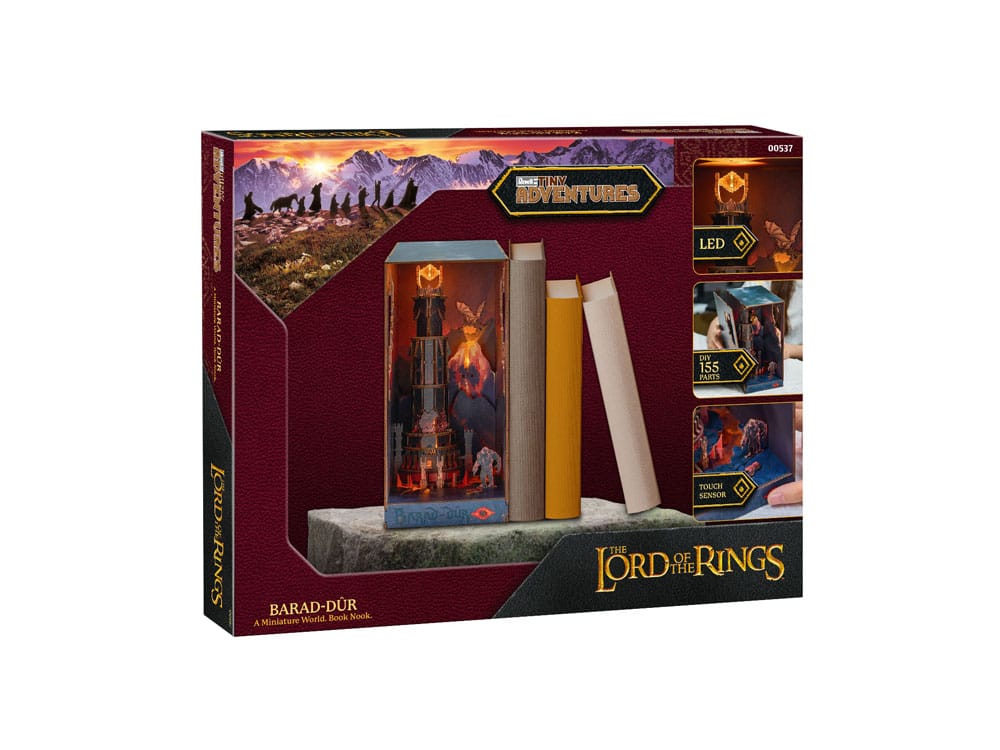 Taru sormusten herrasta - Barad-Dûr - Tiny Adventures Book Nook Mini Diorama (kirjahyllynkoriste/dioraama)