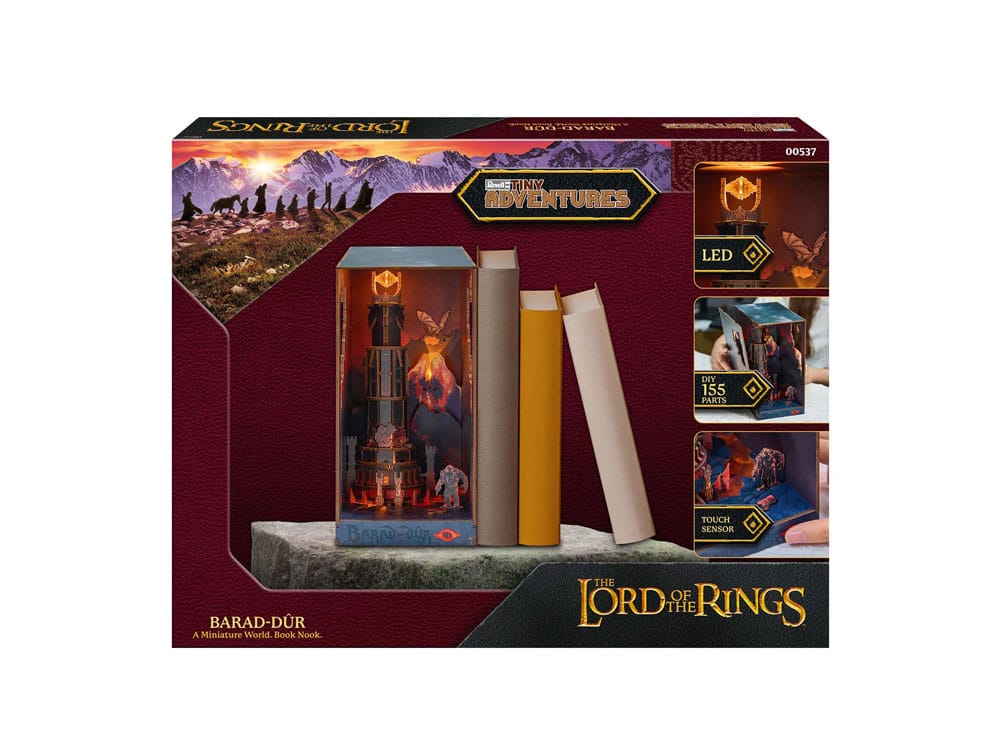 Taru sormusten herrasta - Barad-Dûr - Tiny Adventures Book Nook Mini Diorama (kirjahyllynkoriste/dioraama)