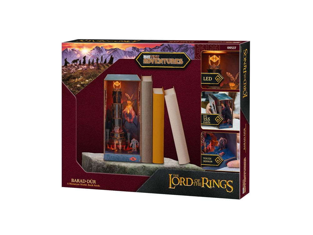 Taru sormusten herrasta - Barad-Dûr - Tiny Adventures Book Nook Mini Diorama (kirjahyllynkoriste/dioraama)