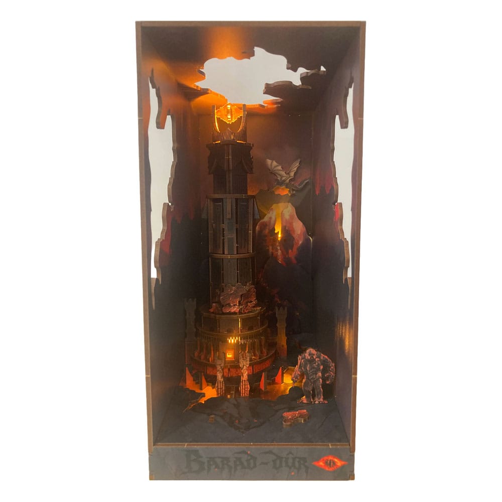 Taru sormusten herrasta - Barad-Dûr - Tiny Adventures Book Nook Mini Diorama (kirjahyllynkoriste/dioraama)
