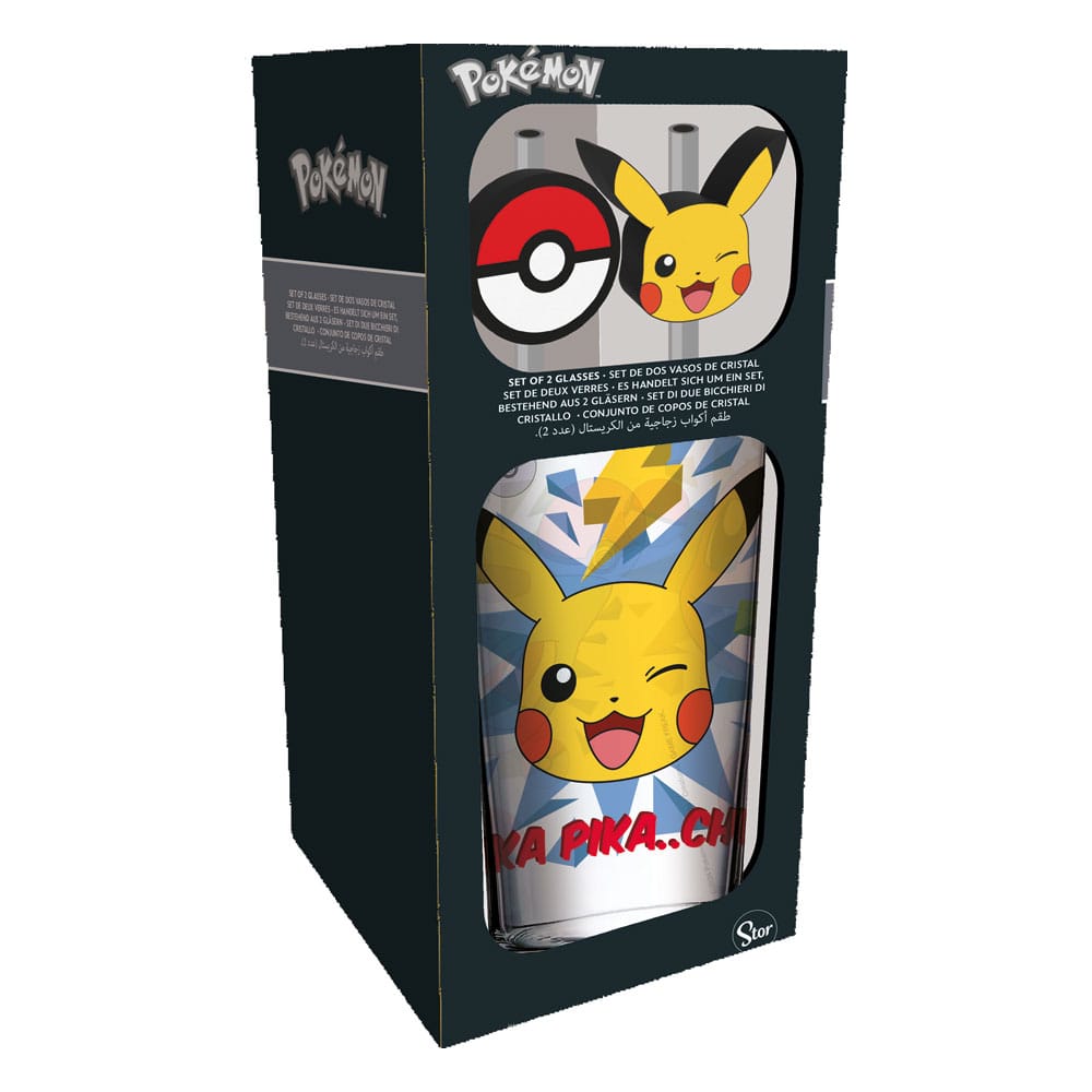 Pokémon - Pikachu - Lasinen juomapullo
