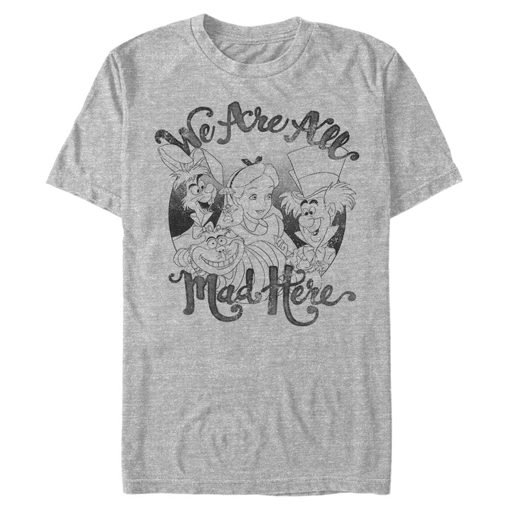 Liisa Ihmemaassa - All Mad Here - T-paita