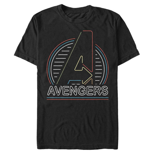 Avengers - Neon Avengers - T-paita