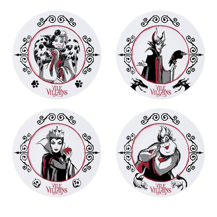 Disney Villains - Lautaset (4 kpl lautassetti)
