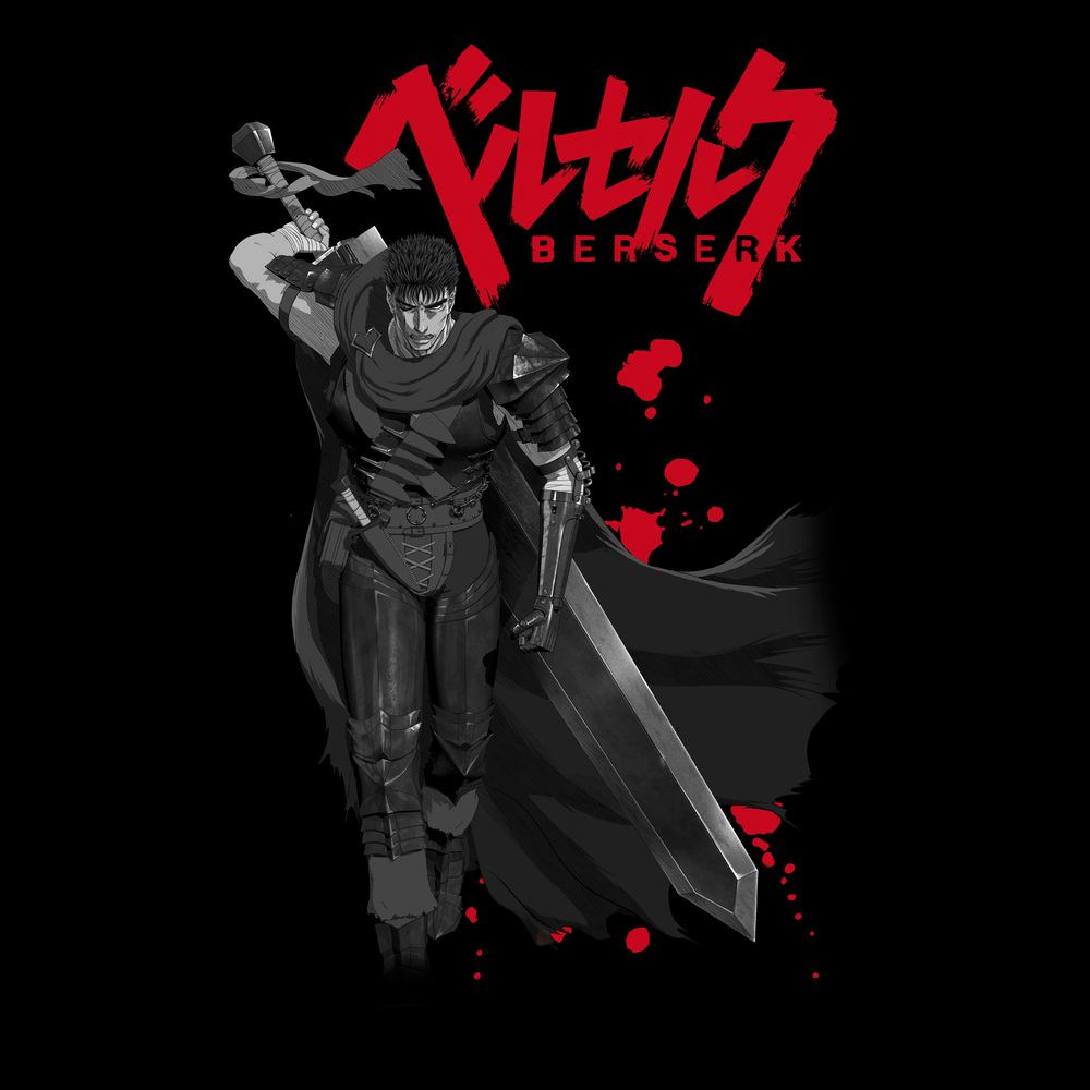Berserk - Guts - T-paita