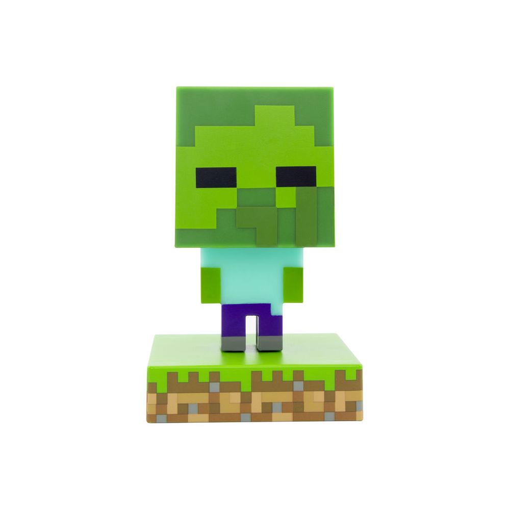 Minecraft - Zombie - Pöytävalaisin