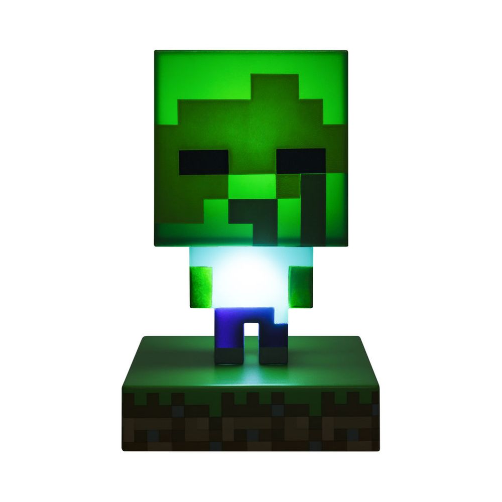 Minecraft - Zombie - Pöytävalaisin