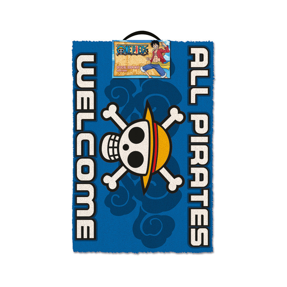 One Piece - All Pirates Welcome - Ovimatto (kynnysmatto)