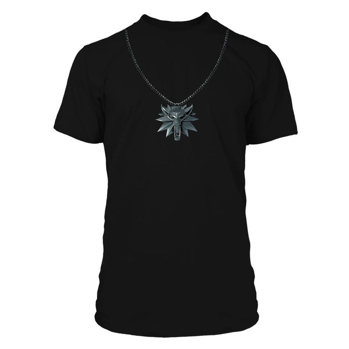The Witcher - Wolf School Medallion - T-paita