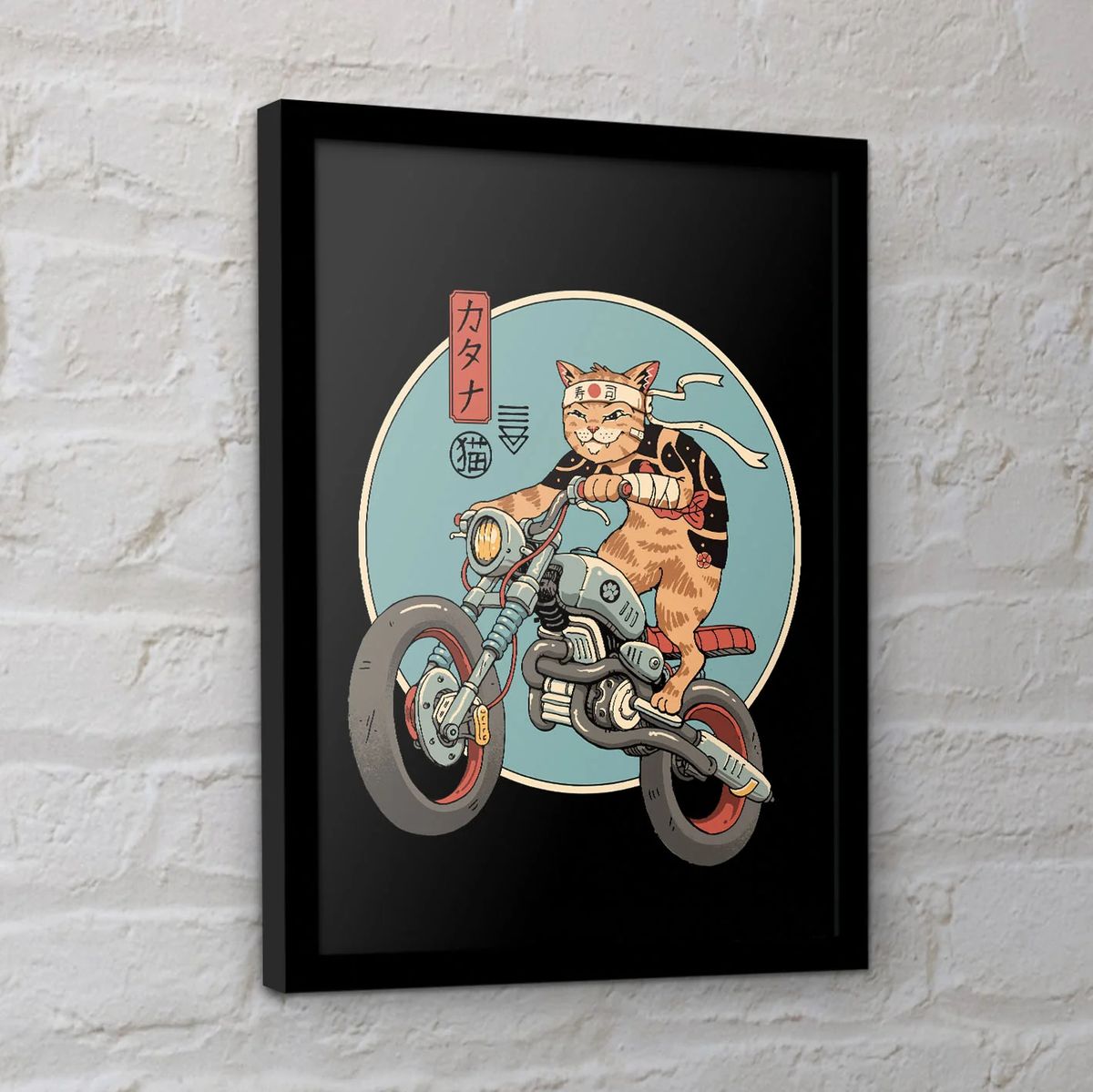 Vincent Trinidad - Catana Motorcycle - Kehystetty taidejuliste