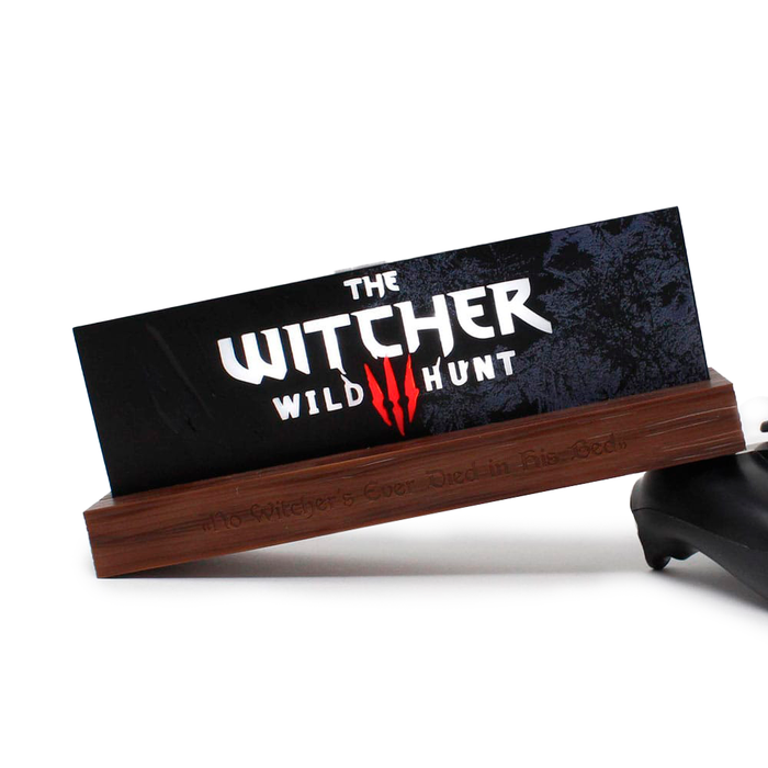 The Witcher - Wild Hunt Logo - Valaisin (lamppu)