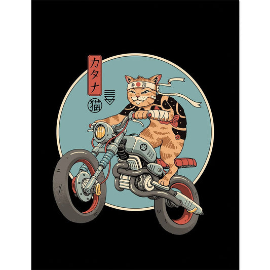 Vincent Trinidad - Catana Motorcycle - Kehystetty taidejuliste