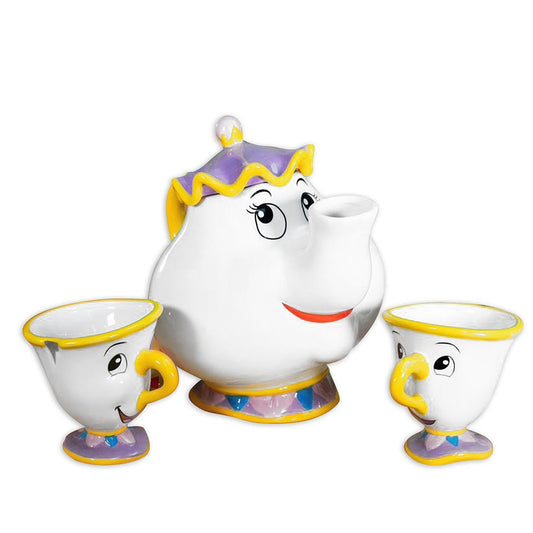 Kaunotar ja hirviö - Mrs Potts & Chips - Teesetti