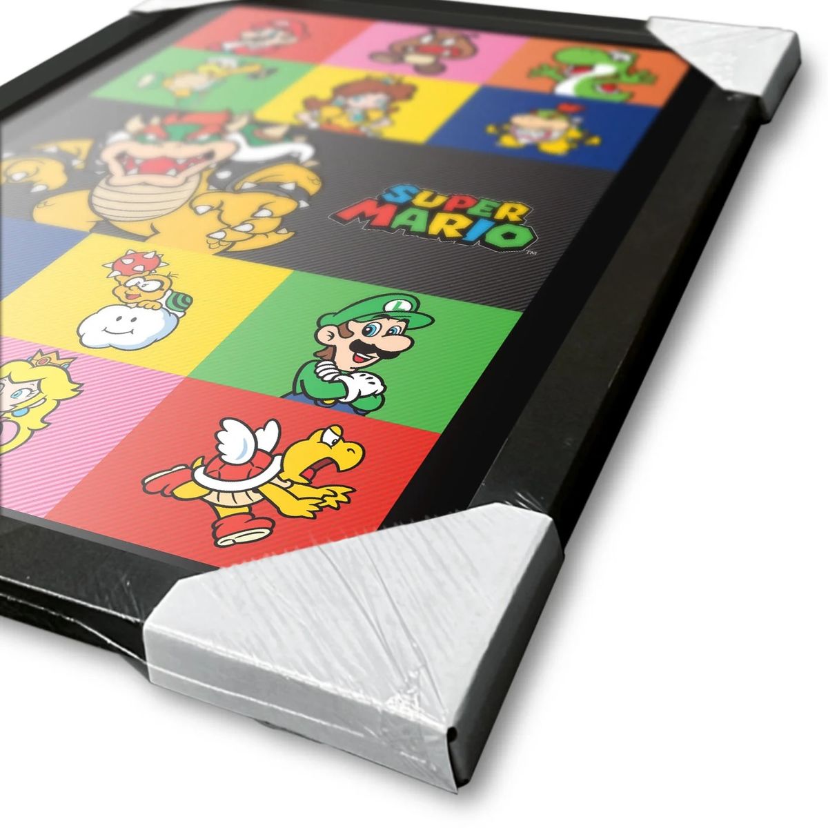 Super Mario - Characters - Kehystetty taidejuliste