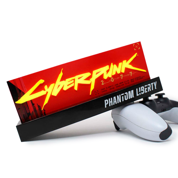 Cyberpunk - Phantom Liberty Logo - Valaisin (lamppu)