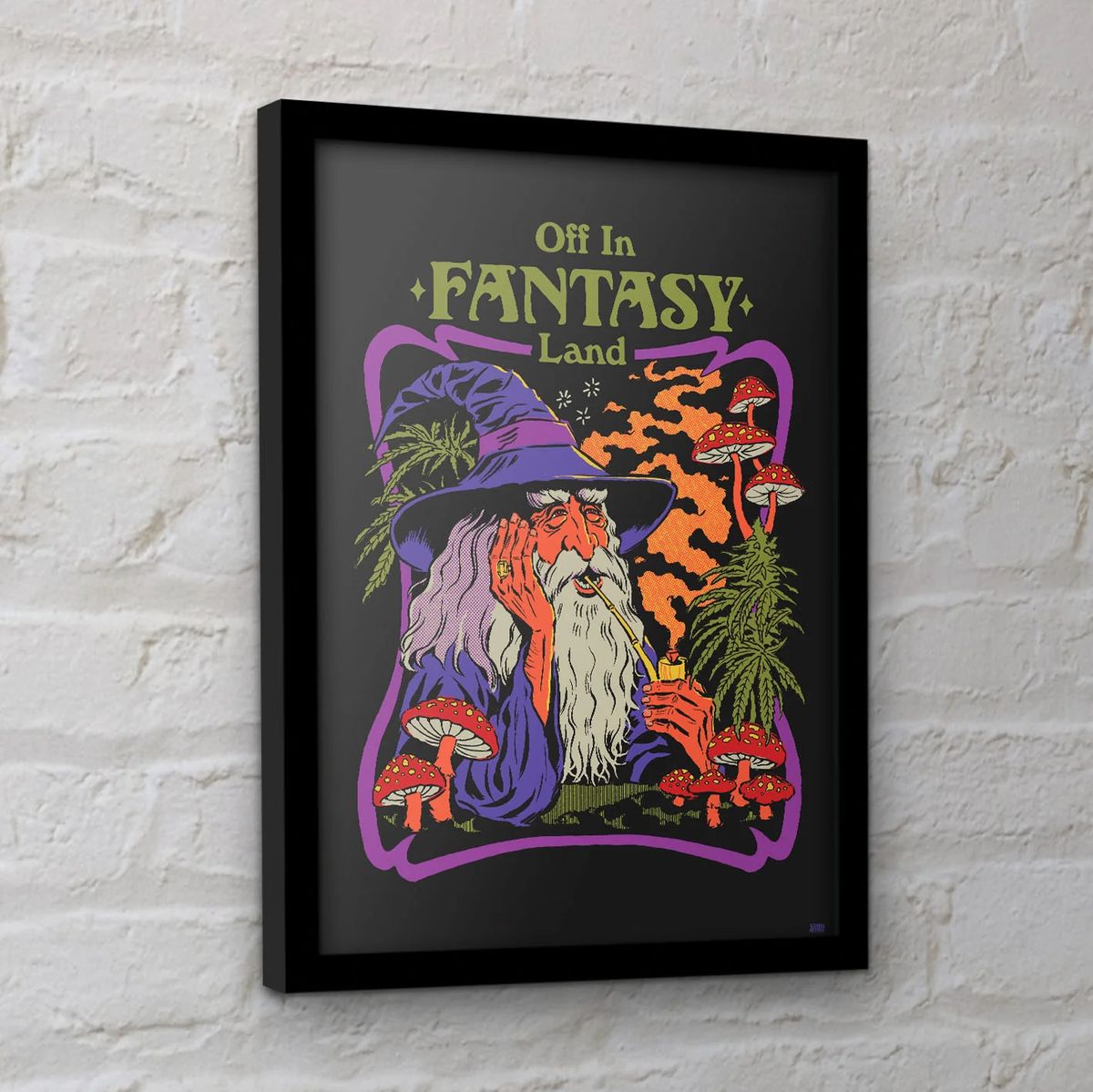 Steven Rhodes - Fantasy Land - Kehystetty taidejuliste