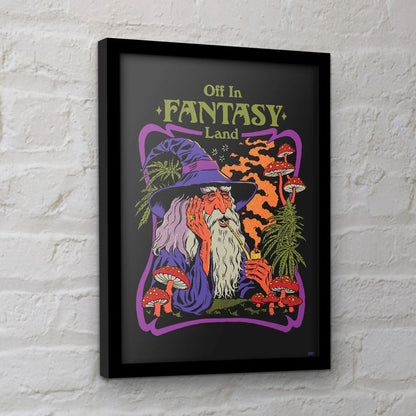 Steven Rhodes - Fantasy Land - Kehystetty taidejuliste