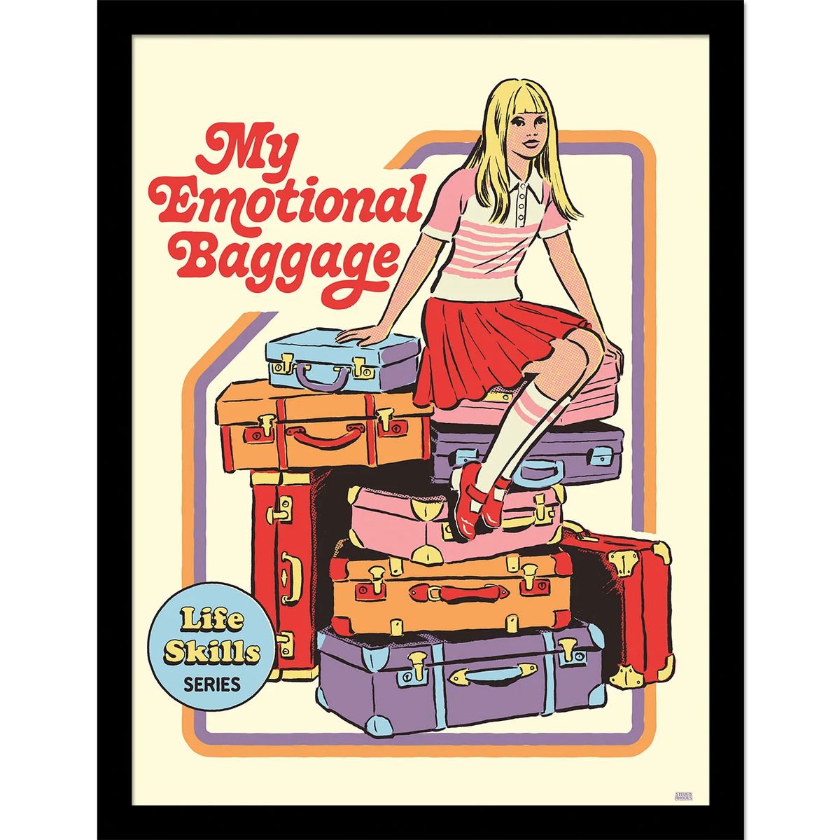 Steven Rhodes - Baggage - Kehystetty taidejuliste