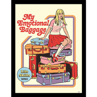 Steven Rhodes - Baggage - Kehystetty taidejuliste