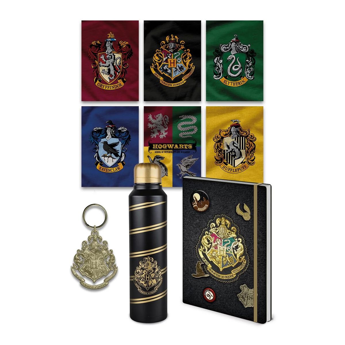 Harry Potter - Hogwarts Colorful Crest - Lahjasetti