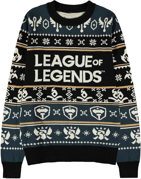 League of Legends - Logo - Ruma jouluneule (Ugly Christmas Sweater)